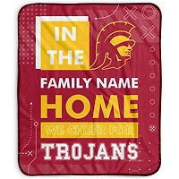 Pegasus USC Trojans 50" x 60" "We Cheer" Personalized Fleece Blanket