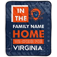 Pegasus Virginia Cavaliers 50" x 60" "We Cheer" Personalized Fleece Blanket