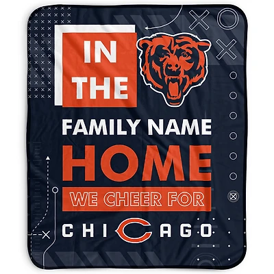 Pegasus Chicago Bears 50" x 60" "We Cheer" Personalized Fleece Blanket