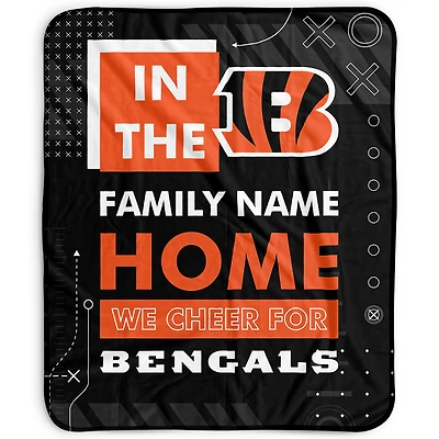 Pegasus Cincinnati Bengals 50" x 60" "We Cheer" Personalized Fleece Blanket