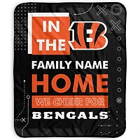 Pegasus Cincinnati Bengals 50" x 60" "We Cheer" Personalized Fleece Blanket