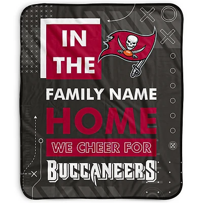 Pegasus Tampa Bay Buccaneers 50" x 60" "We Cheer" Personalized Fleece Blanket