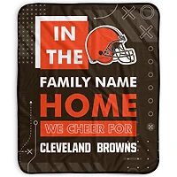 Pegasus Cleveland Browns 50" x 60" "We Cheer" Personalized Fleece Blanket
