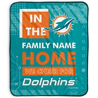 Pegasus Miami Dolphins 50" x 60" "We Cheer" Personalized Fleece Blanket