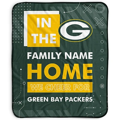 Pegasus Green Bay Packers 50" x 60" "We Cheer" Personalized Fleece Blanket