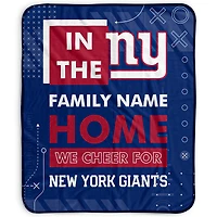 Pegasus New York Giants 50" x 60" "We Cheer" Personalized Fleece Blanket