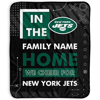 Pegasus New York Jets 50" x 60" "We Cheer" Personalized Fleece Blanket