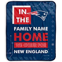 Pegasus New England Patriots 50" x 60" "We Cheer" Personalized Fleece Blanket