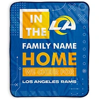 Pegasus Los Angeles Rams 50" x 60" "We Cheer" Personalized Fleece Blanket