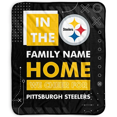 Pegasus Pittsburgh Steelers 50" x 60" "We Cheer" Personalized Fleece Blanket