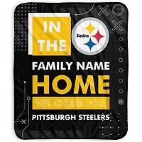 Pegasus Pittsburgh Steelers 50" x 60" "We Cheer" Personalized Fleece Blanket