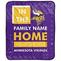 Pegasus Minnesota Vikings 50" x 60" "We Cheer" Personalized Fleece Blanket