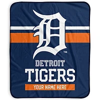 Pegasus Detroit Tigers 50" x 60" Stripes Personalized Fleece Blanket