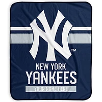 Pegasus New York Yankees 50" x 60" Stripes Personalized Fleece Blanket