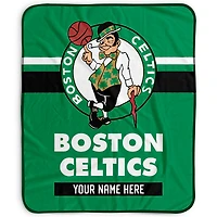 Pegasus Boston Celtics 50" x 60" Stripes Personalized Fleece Blanket