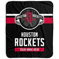 Pegasus Houston Rockets 50" x 60" Stripes Personalized Fleece Blanket