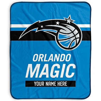Pegasus Orlando Magic 50" x 60" Stripes Personalized Fleece Blanket