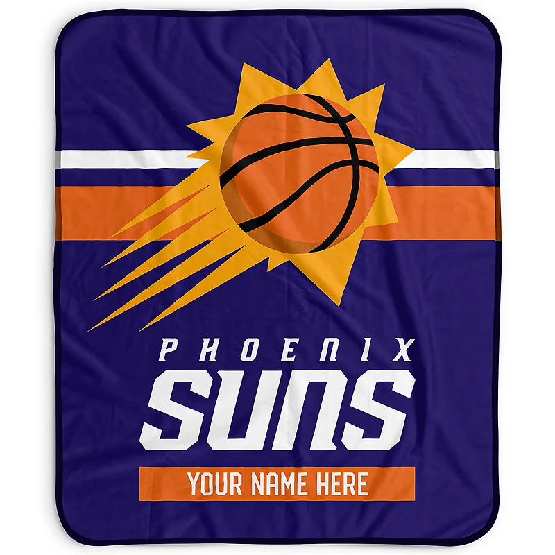 Pegasus Phoenix Suns 50" x 60" Stripes Personalized Fleece Blanket