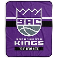 Pegasus Sacramento Kings 50" x 60" Stripes Personalized Fleece Blanket