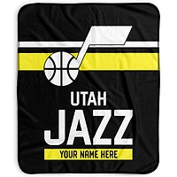 Pegasus Utah Jazz 50" x 60" Stripes Personalized Fleece Blanket
