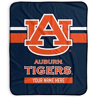 Pegasus Auburn Tigers 50" x 60" Stripes Personalized Fleece Blanket
