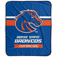Pegasus Boise State Broncos 50" x 60" Stripes Personalized Fleece Blanket