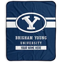 Pegasus BYU Cougars 50" x 60" Stripes Personalized Fleece Blanket