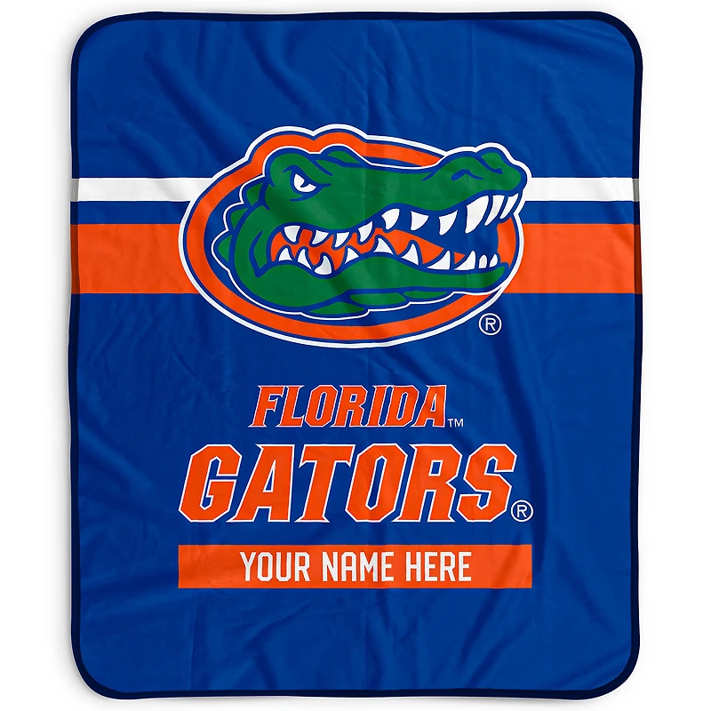 Pegasus Florida Gators 50" x 60" Stripes Personalized Fleece Blanket