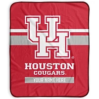 Pegasus Houston Cougars 50" x 60" Stripes Personalized Fleece Blanket
