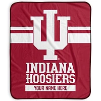 Pegasus Indiana Hoosiers 50" x 60" Stripes Personalized Fleece Blanket