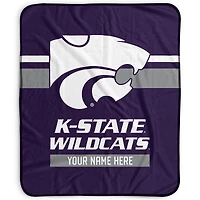 Pegasus Kansas State Wildcats 50" x 60" Stripes Personalized Fleece Blanket