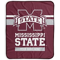 Pegasus Mississippi State Bulldogs 50" x 60" Stripes Personalized Fleece Blanket