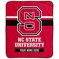 Pegasus NC State Wolfpack 50" x 60" Stripes Personalized Fleece Blanket