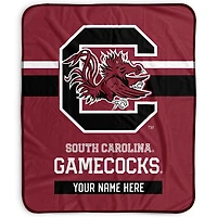 Pegasus South Carolina Gamecocks 50" x 60" Stripes Personalized Fleece Blanket