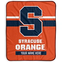 Pegasus Syracuse Orange 50" x 60" Stripes Personalized Fleece Blanket