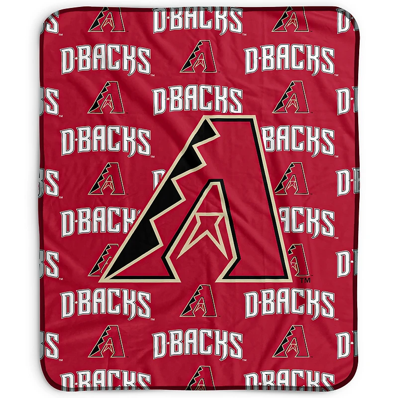 Pegasus Arizona Diamondbacks 50" x 60" Repeat Wordmark Fleece Blanket