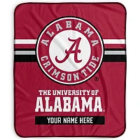 Pegasus Alabama Crimson Tide 50" x 60" Stripes Personalized Fleece Blanket