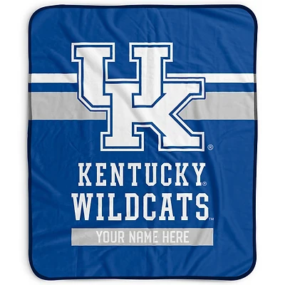 Pegasus Kentucky Wildcats 50" x 60" Stripes Personalized Fleece Blanket