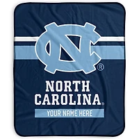 Pegasus North Carolina Tar Heels 50" x 60" Stripes Personalized Fleece Blanket