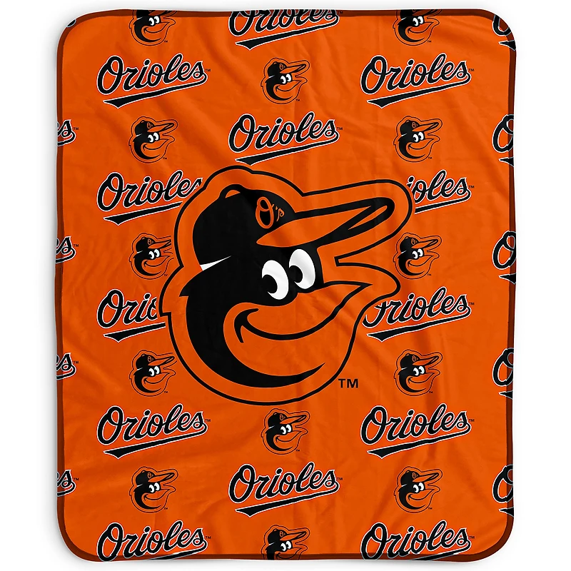 Pegasus Baltimore Orioles 50" x 60" Repeat Wordmark Fleece Blanket