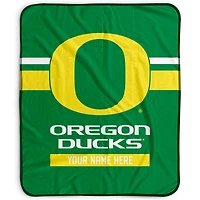 Pegasus Oregon Ducks 50" x 60" Stripes Personalized Fleece Blanket