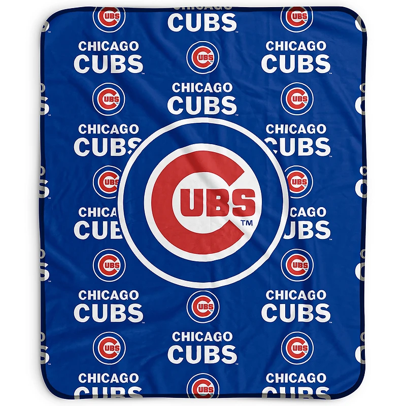 Pegasus Chicago Cubs 50" x 60" Repeat Wordmark Fleece Blanket
