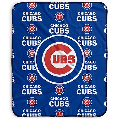 Pegasus Chicago Cubs 50" x 60" Repeat Wordmark Fleece Blanket