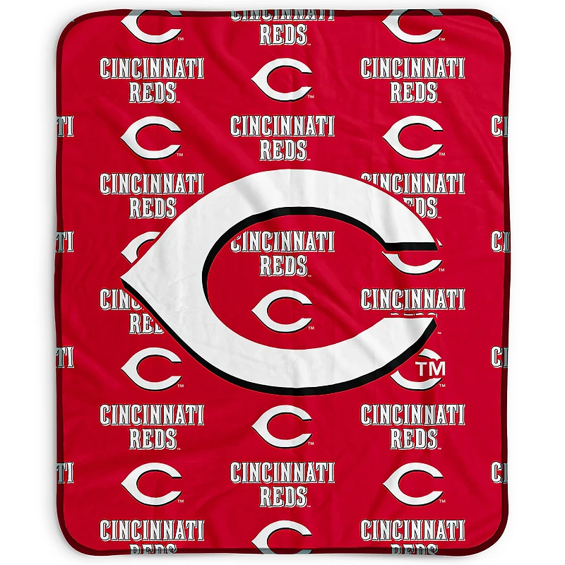 Pegasus Cincinnati Reds 50" x 60" Repeat Wordmark Fleece Blanket