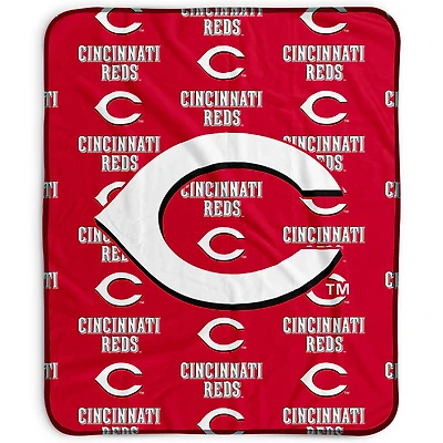 Pegasus Cincinnati Reds 50" x 60" Repeat Wordmark Fleece Blanket