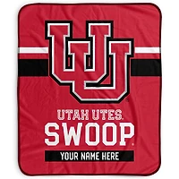 Pegasus Utah Utes 50" x 60" Stripes Personalized Fleece Blanket