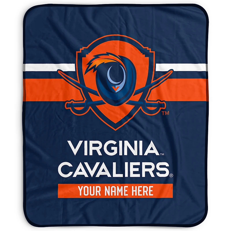 Pegasus Virginia Cavaliers 50" x 60" Stripes Personalized Fleece Blanket