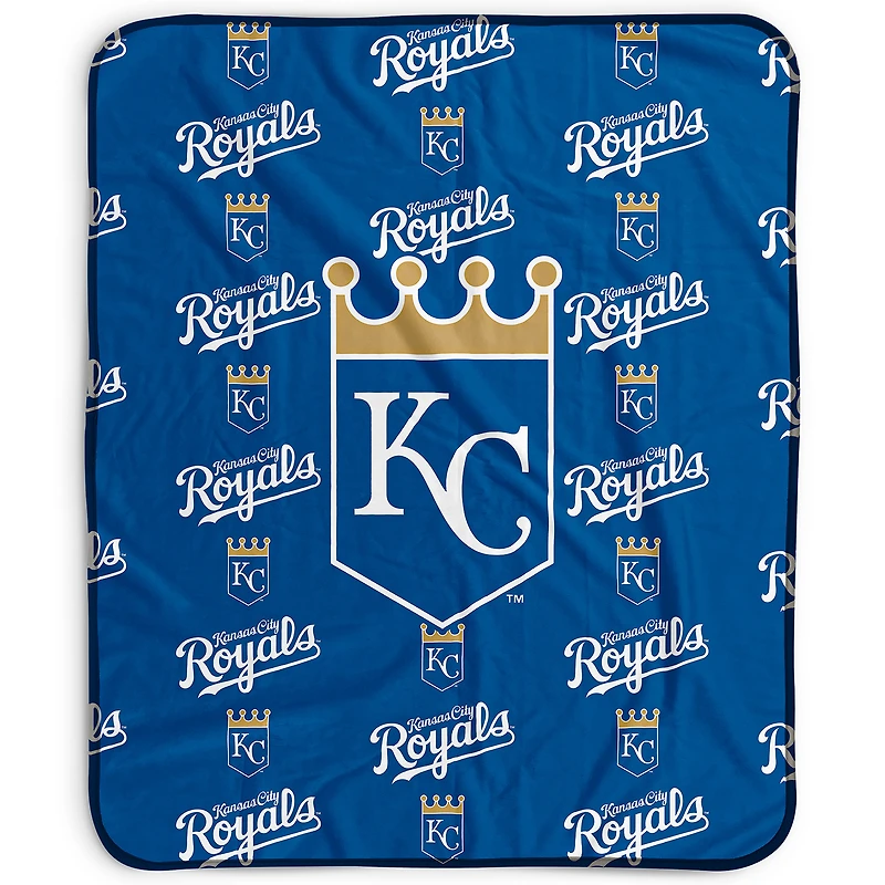 Pegasus Kansas City Royals 50" x 60" Repeat Wordmark Fleece Blanket