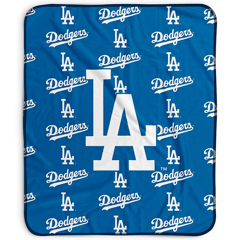 Pegasus Los Angeles Dodgers 50" x 60" Repeat Wordmark Fleece Blanket