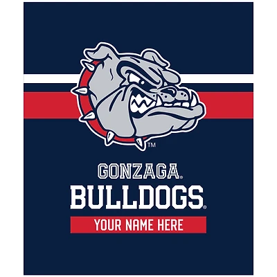Pegasus Gonzaga Bulldogs 50" x 60" Stripes Personalized Fleece Blanket